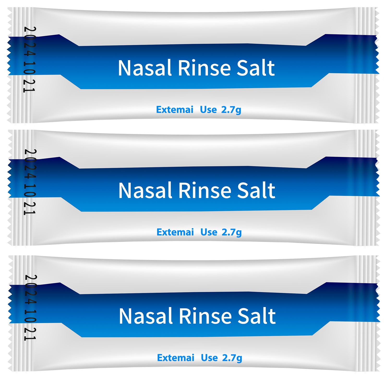 MAOEVER Neti Pot Salt Packets - 100 Individually Wrapped Saline