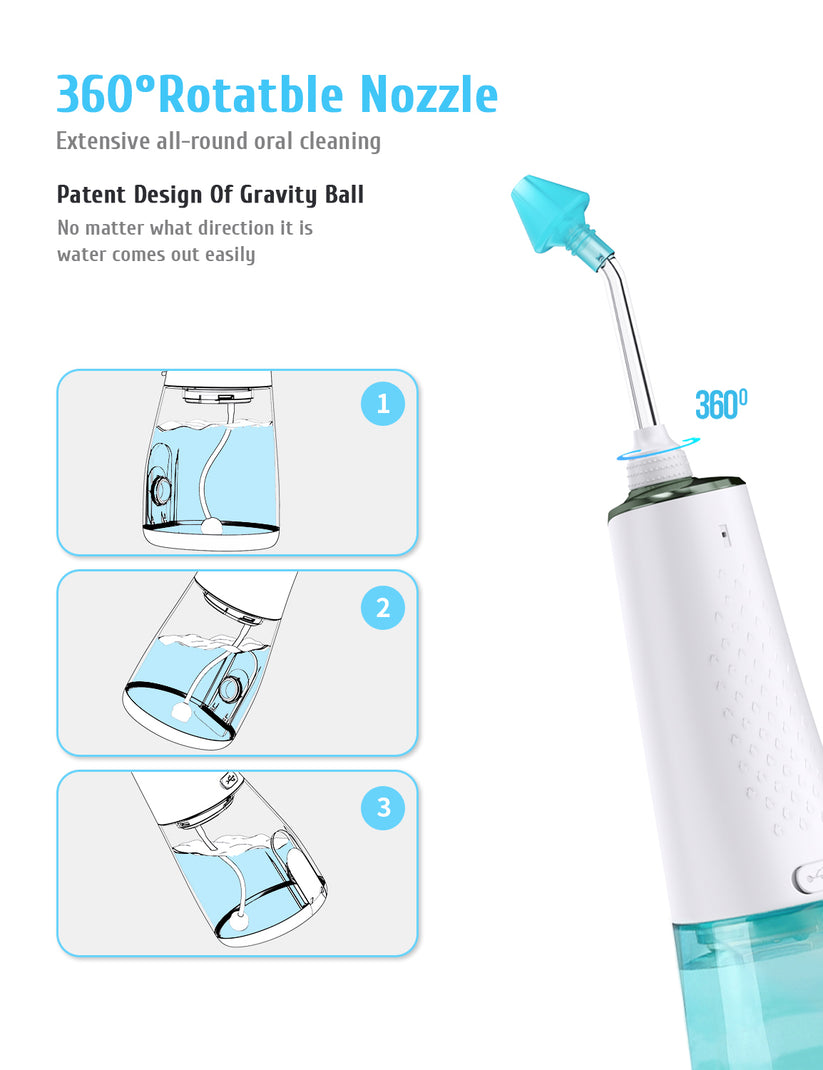 MAOEVER Sinus Cleaner Machine, Cordless Nasal Rinse Machine for Sinus ...